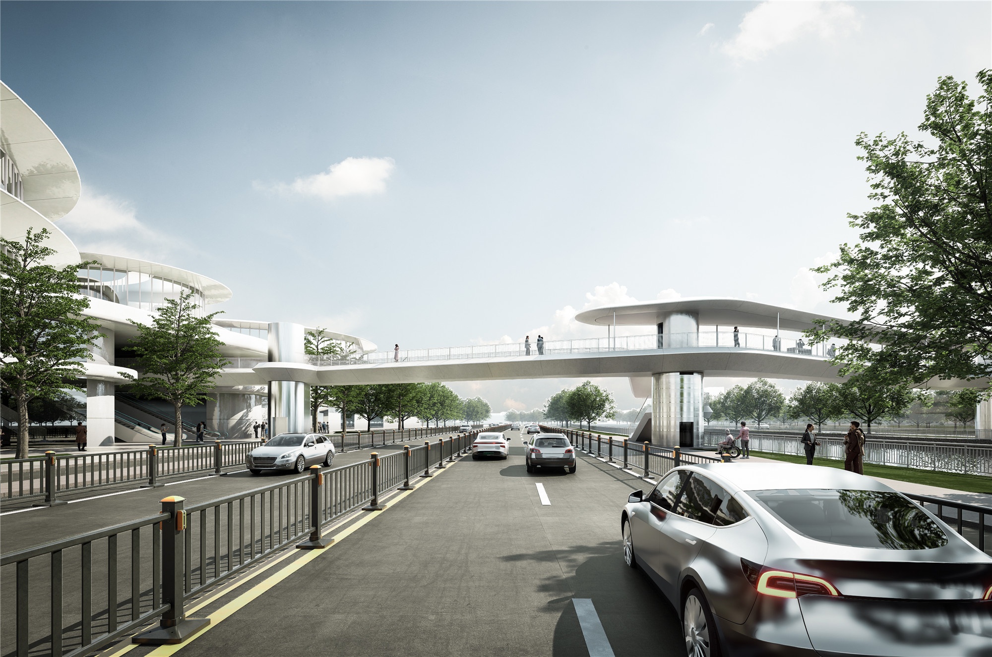 嘉興火車站南廣場(chǎng)人行天橋工程