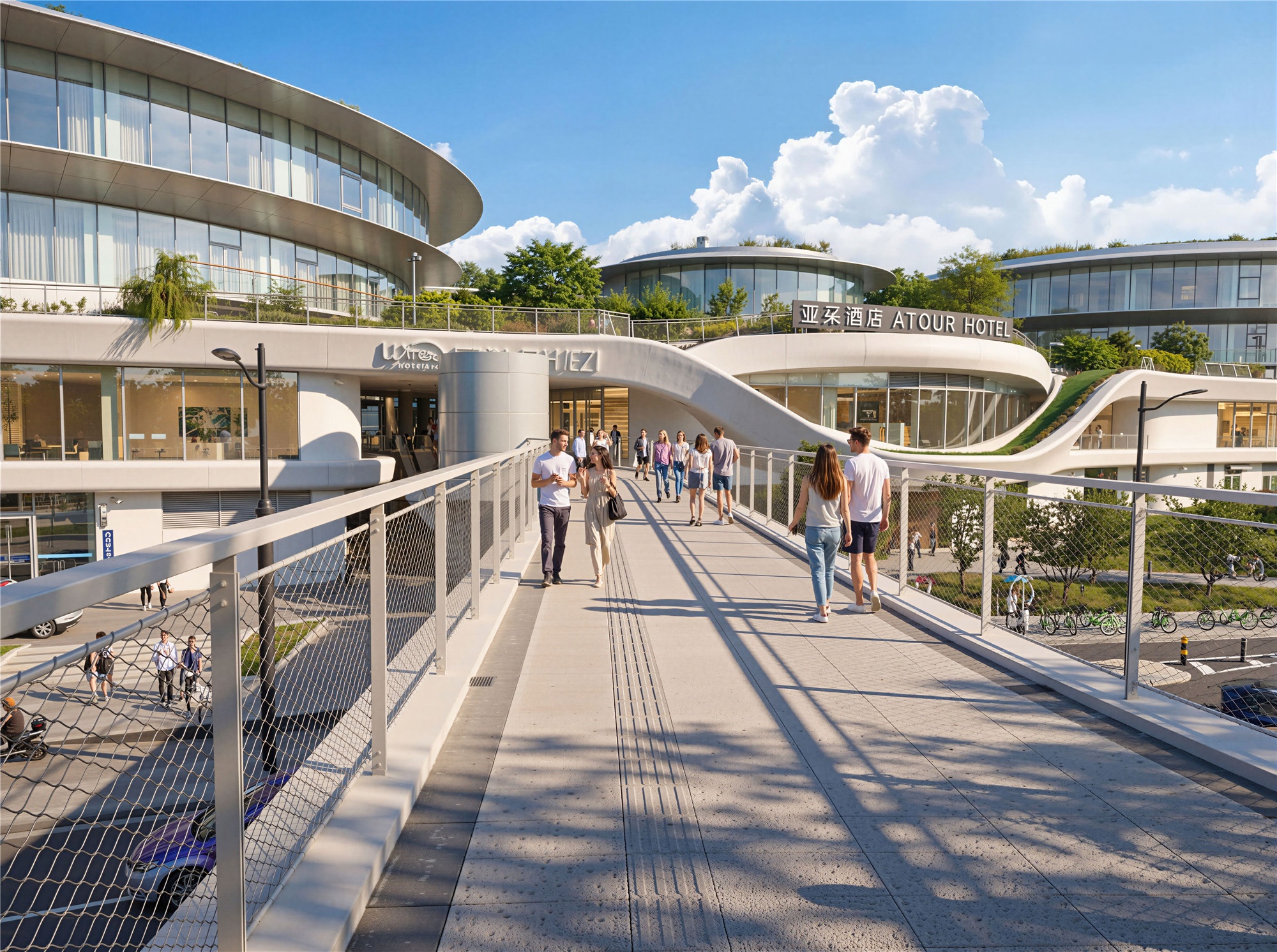 嘉興火車站南廣場(chǎng)人行天橋工程