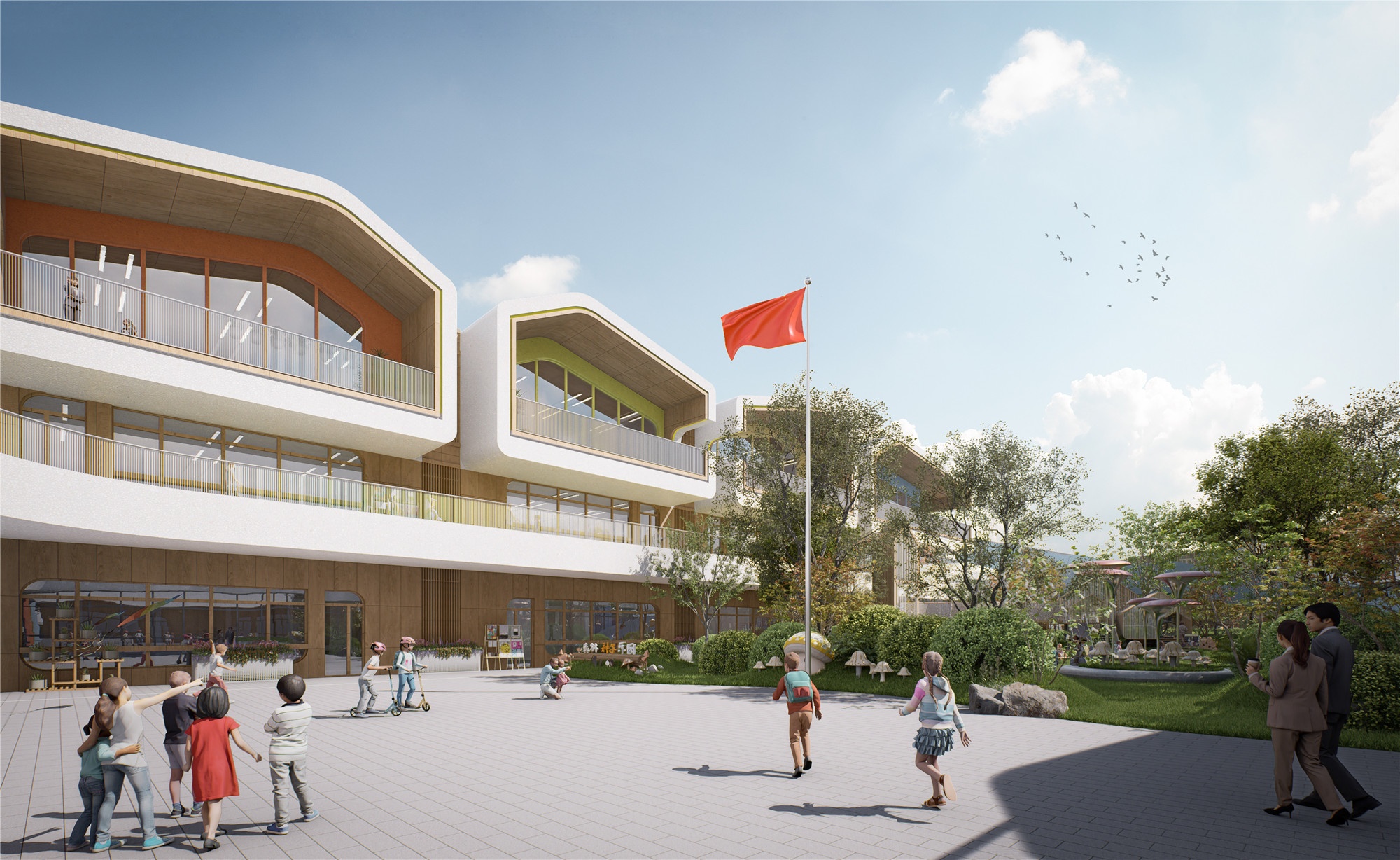 鳳橋鎮(zhèn)新篁片區(qū)幼兒園